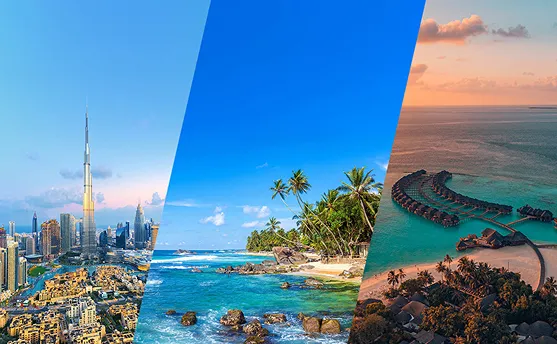Dubai + Sri Lanka + Maldives  